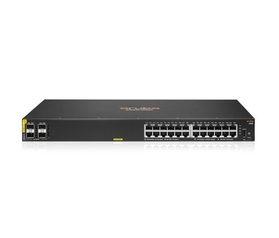 HPE Aruba Networking CX 6000 24p 10M/100M/1G Class4 PoE 4p SFP 1G 370W Switch R8N87B