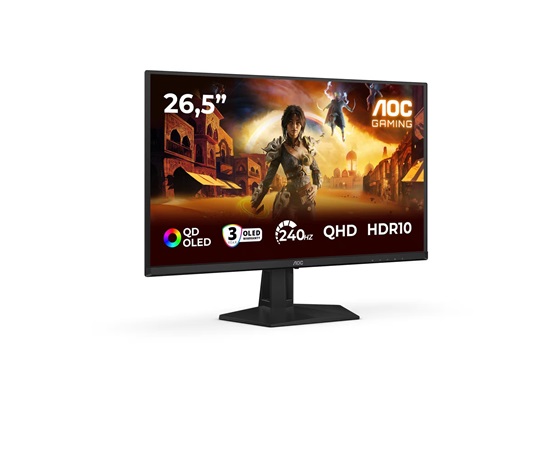 AOC MT QD-OLED 26,5" Q27G41ZDF - QD-OLED panel, 2560x1440, 240Hz, HDMI, DP