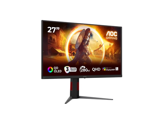 AOC MT QD-OLED 27" Q27G4ZD - QD-OLED panel, 2560x1440, 240Hz, HDMI, DP
