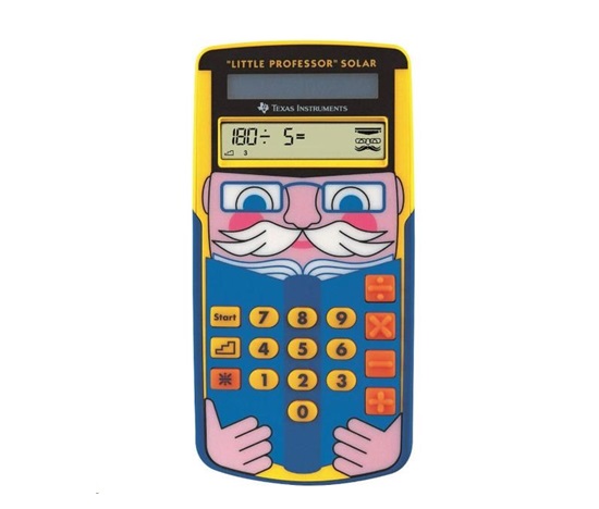 TEXAS Instrument kalkulačka - Little Professor Solar Kapesní grafická kalkulačka vícebarevná