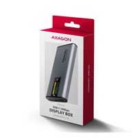BAZAR - AXAGON EEM2-SD2 USB-C 10Gbps - M.2 NVMe & SATA SSD kovový DISPLAY box, bezšroubkový - Po opravě (Komplet)