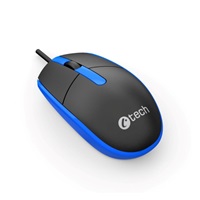 C-TECH Myš WM-10, černo/modrá, USB