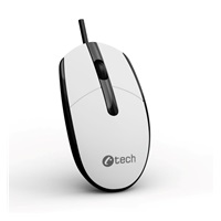 C-TECH Myš WM-10, černo/bílá, USB