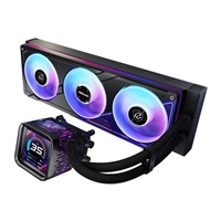 ASROCK Vodní chladič Phantom Gaming 360 LCD, 3x120mm, ARGB, LGA1851, AM5, černá