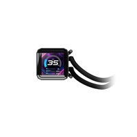 ASROCK Vodní chladič Phantom Gaming 360 LCD, 3x120mm, ARGB, LGA1851, AM5, černá