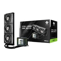 ASROCK Vodní chladič Steel Legend Dark 360 LCD, 3x120mm, LGA1851, AM5, černá