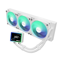 ASROCK Vodní chladič Challenger White 360 Digital, 3x120mm, ARGB, LGA1851, AM5, bílá