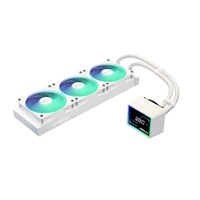 ASROCK Vodní chladič Challenger White 360 Digital, 3x120mm, ARGB, LGA1851, AM5, bílá