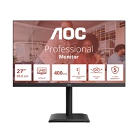 AOC MT IPS LCD WLED 27" U27E4CV - IPS panel, 3840x2160, 60Hz, HDMI, DP, USB-C
