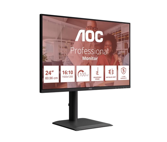 AOC MT IPS LCD WLED 24" X24E4U - IPS panel, 1920x1200, 100Hz, HDMI, DP, USB-C