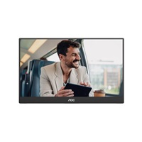 AOC MT IPS LCD WLED 15,6" 16T20E2 - IPS panel, 1920x1080, 2x USB-C, Mini HDMI, Repro, Přenosný