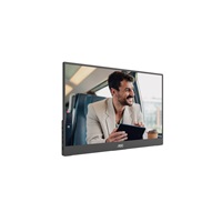 AOC MT IPS LCD WLED 15,6" 16T20E2 - IPS panel, 1920x1080, 2x USB-C, Mini HDMI, Repro, Přenosný