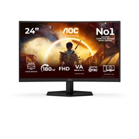 AOC MT VA LCD WLED 23,6" C24G42FE - VA panel, 1920x1080, 180Hz, 0,5ms, HDMI, DP, Zakřivený