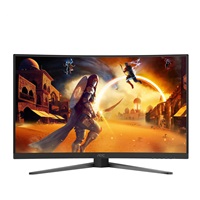 AOC MT VA LCD WLED 31,5" C32G4Z - VA panel, 1920x1080, 260Hz, 0,3ms, HDMI, DP, Repro, Nastavitelná výška, Zakřivený