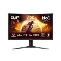AOC MT VA LCD WLED 31,5" C32G4Z - VA panel, 1920x1080, 260Hz, 0,3ms, HDMI, DP, Repro, Nastavitelná výška, Zakřivený