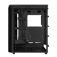 BAZAR ASUS case PROART PA401 WOOD TG, Mid Tower, ATX, 1xUSB-C Gen2x2, 2xUSB 3.0, 2x 160mm Fan, černá - Komplet