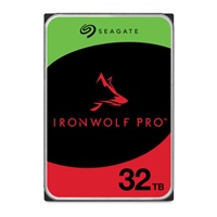 SEAGATE HDD 32TB IRONWOLF PRO, 3.5", SATA 6 Gb/s, 7200 RPM, Cache 512MB, CMR