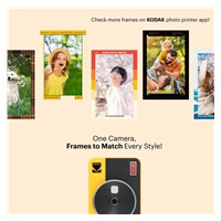 BAZAR - KODAK instantní fotoaparát Mini Shot 2 Retro C210R žlutá - Rozbaleno (Komplet)