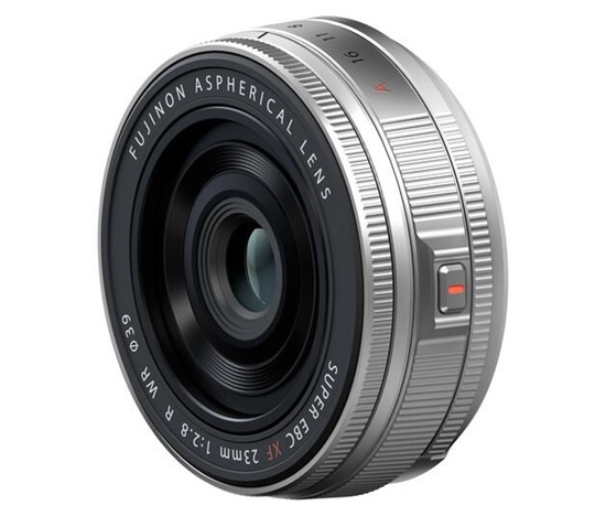 Fujifilm XF23mm F2.8 R WR silver objektiv