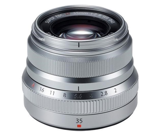 Fujifilm XF35mm F2 R WR silver objektiv
