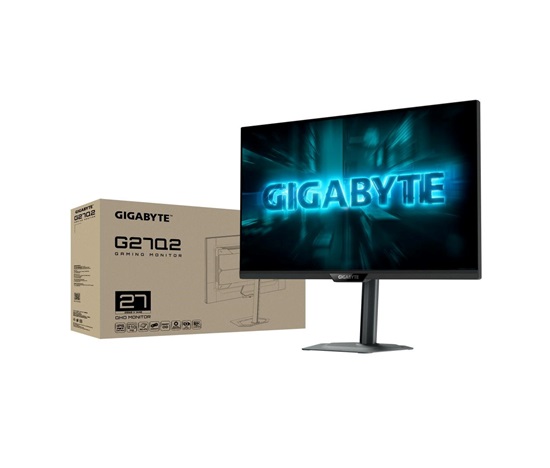 BAZAR - GIGABYTE LCD - 27" Gaming monitor G27Q2, IPS, 2560x1440 QHD, 200Hz, 1000:1, 350cd/m2, 1ms, 2xHDMI, 1xDP - Poškoz