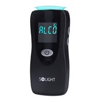 Solight profesionální bezkontaktní alkohol tester, Fuel Cell, 0,0 - 5,0‰ BAC,citlivost 0,08‰