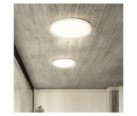 Solight LED osvětlení s dálkovým ovladačem Estela White, 50W, 5400lm, 60cm, URG<19, závěsné i přisazené