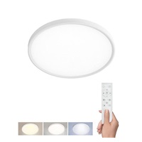 Solight LED osvětlení s dálkovým ovladačem Estela White, 50W, 5400lm, 60cm, URG<19, závěsné i přisazené