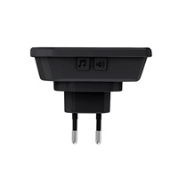 Solight 2x bezdrátový zvonek, do zásuvky, 200m, černý, learning code