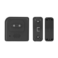 Solight bezdrátový zvonek, 2 tlačítka, do zásuvky, 200m, černý, learning code