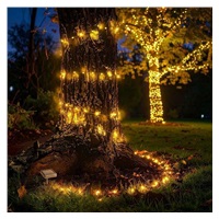 Solight LED solární řetěz, 200LED, 22m, teplá bílá