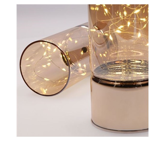 Solight sada dvou vánočních LED světélek, 15/20cm, 30x LED, AA baterie