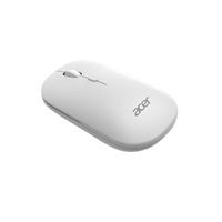 ACER bezdrátová myš Wireless Mouse AMR130,dual mode 2.4GHz + BT 5.2,4 tlačítka,1600dpi,125Hz,30 IPS,Bílá
