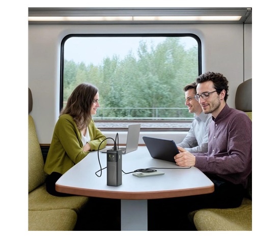 Hama High Power 200 W, powerbanka, 24000 mAh, 2x USB-C, 1x USB-A, PD, QC, displej