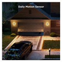 BAZAR - Govee RGBICWW Smart venkovní nástěnné světlo 1500lm Matter - Poškozený obal (Komplet)