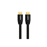 WG Datový kabel HDMI to HDMI / 1m / nylon braided / black