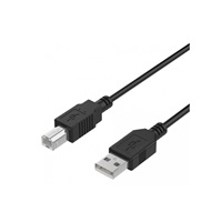 WG Datový kabel USB-A (male) to USB-B (male) / 1,5m / black