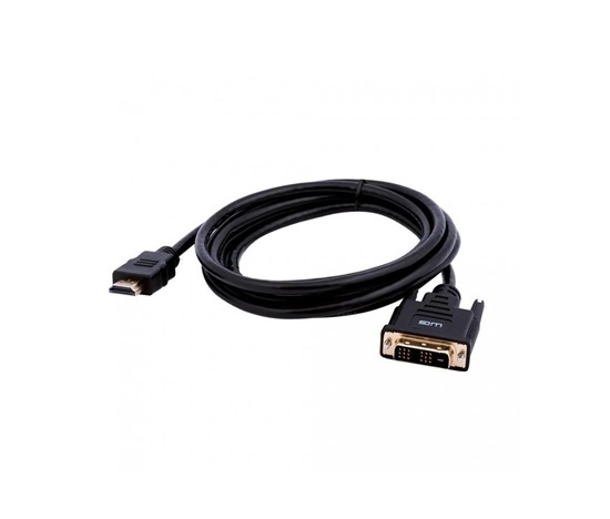 WG Kabel HDMI (male; HDMI 1.4) to DVI-D Single Link (male) / 2m / stíněný