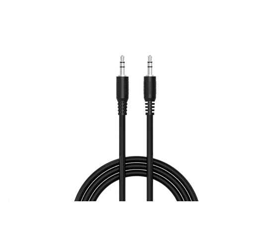 WG Propojovací AUX kabel Jack 3,5mm / 1m / black