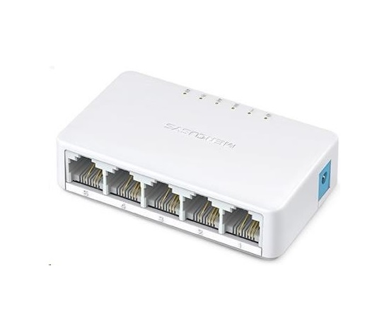 BAZAR - MERCUSYS switch MS105 (5x100Mb/s, fanless) - poškozený obal
