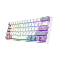 TRUST klávesnice GXT 873, Bezdrátová, bílá, US