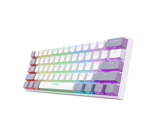 TRUST klávesnice GXT 873, Bezdrátová, bílá, US