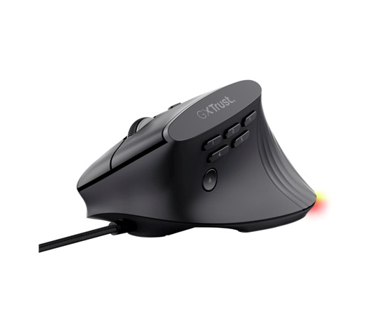 TRUST Myš GXT 145 Rexxa, Drátová USB, RGB, černá