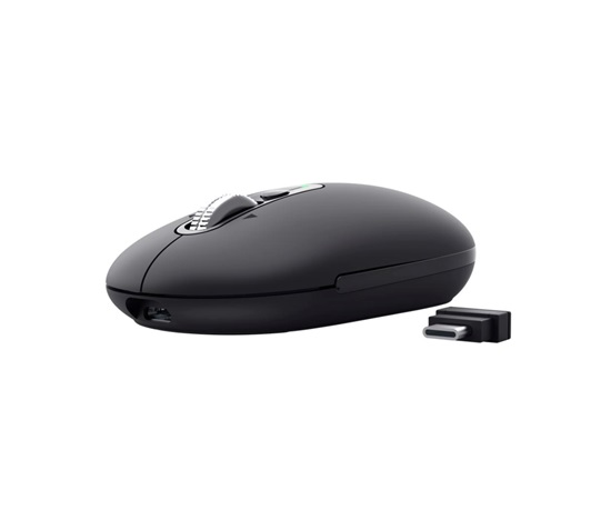 TRUST Myš Seron Hyperscroll Slim, Bezdrátová, černá