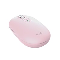 TRUST Myš Seron Hyperscroll Slim, Bezdrátová, růžová
