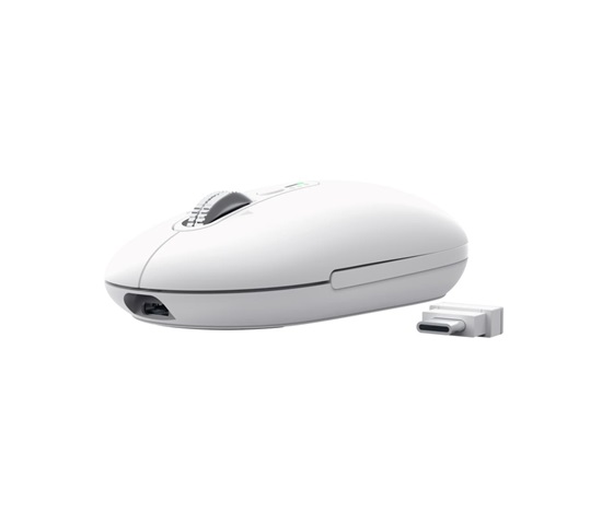 TRUST Myš Seron Hyperscroll Slim, Bezdrátová, bílá