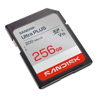 Sandisk Ultra PLUS SDXC karta 256GB UHS-I, V10, U1, C10, (200MB/s)