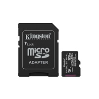 Kingston MicroSDXC karta 128GB microSDXC Industrial C10 A1 pSLC Card + SD Adapter