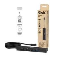 Club3D hub USB-C, 7-in-1 hub s 2x USB, 1xHDMI, 1xUSB-C PD, RJ45, microSD/SD, 140W, 4K60Hz, 1m kabel
