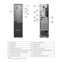 LENOVO PC ThinkCentre neo 50s G6 SFF - Ultra 5 225,16GB,512SSD,HDMI,DP,Intel Graphics,BezOS,3Y Onsite
